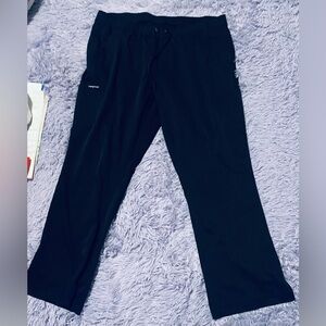 Healing Hands Women's Black Cargo Pants